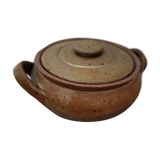 Old glazed stoneware pot