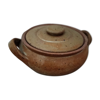 Old glazed stoneware pot