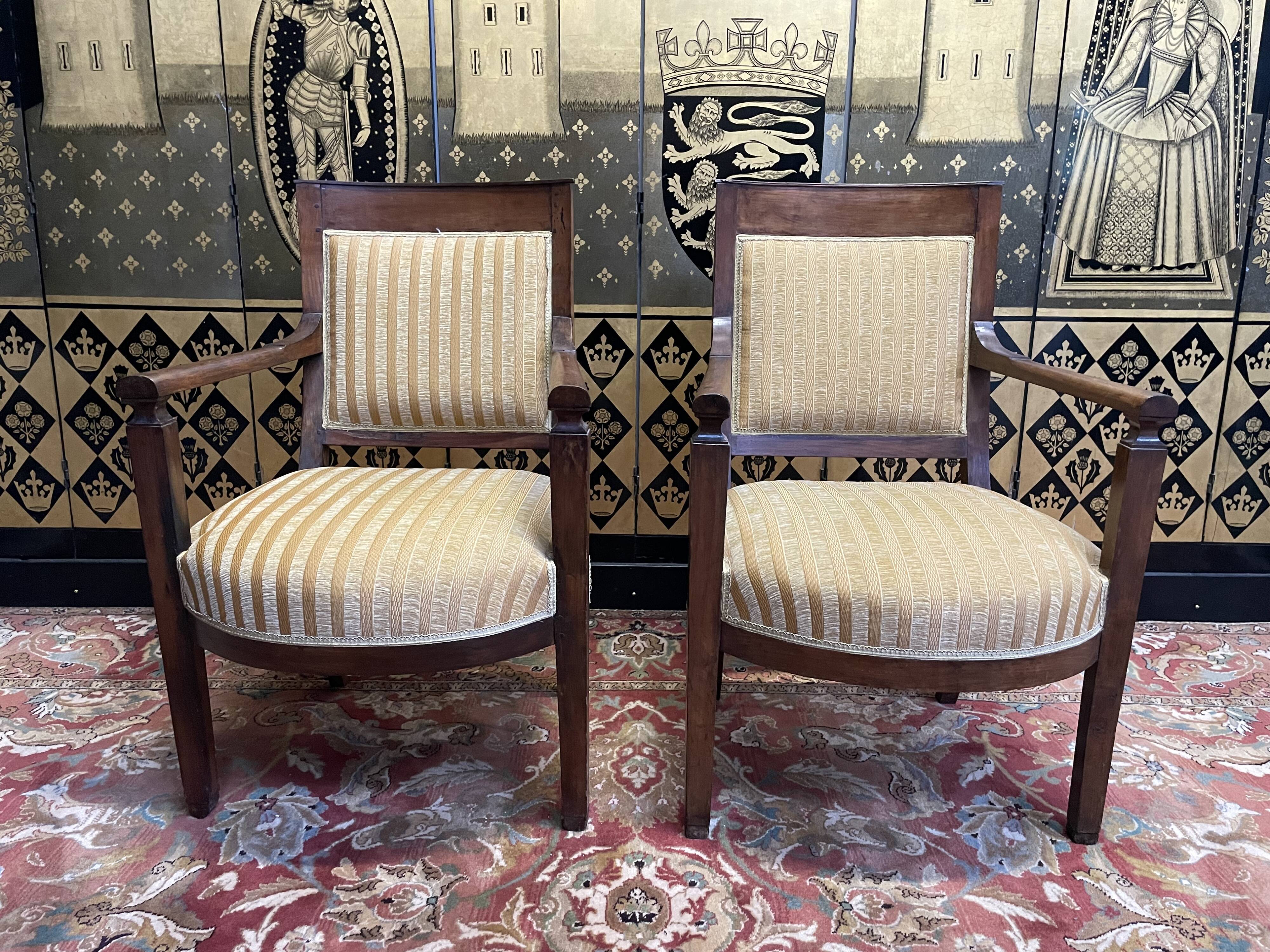 Empire walnut period living room