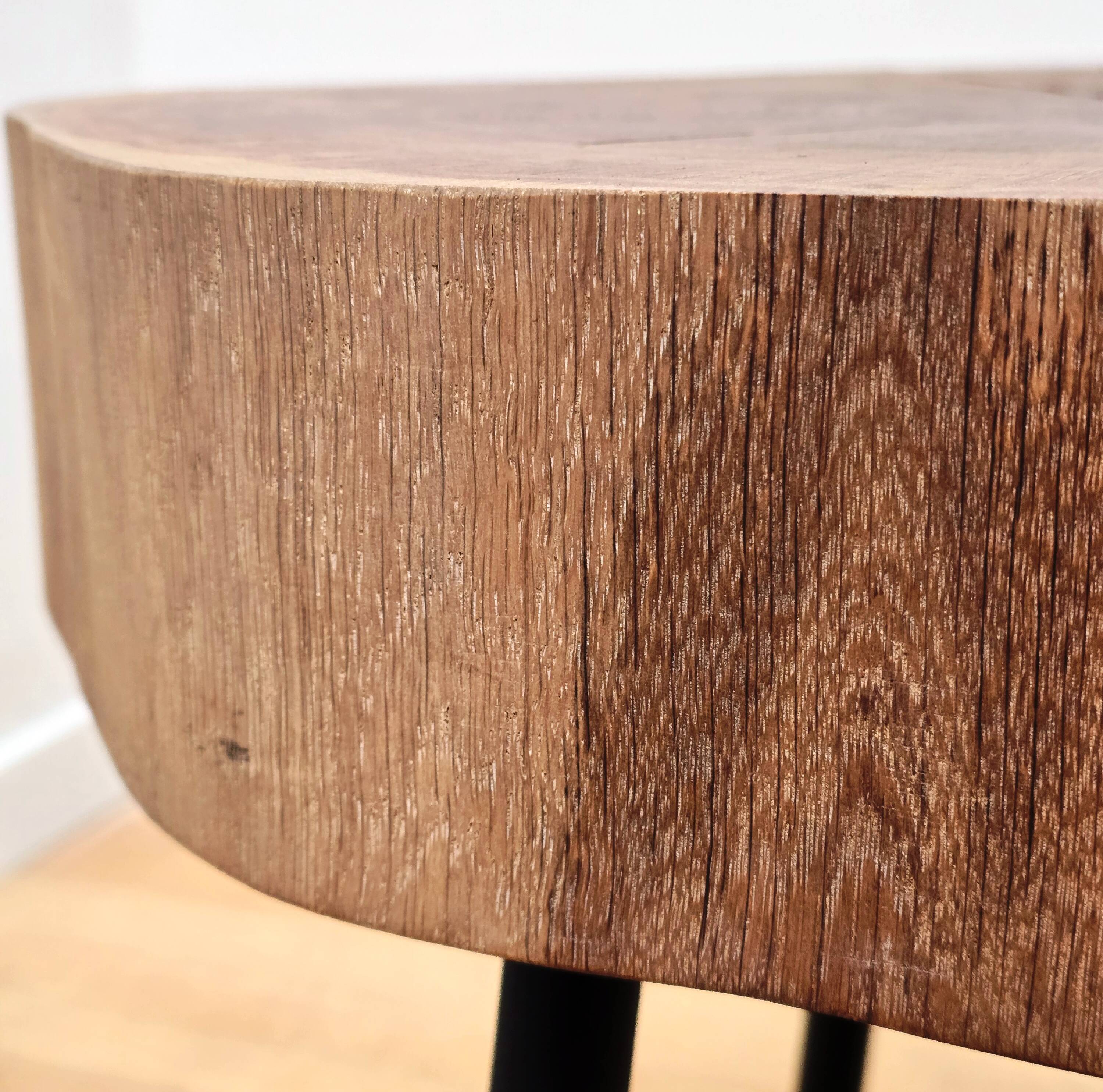 Stump side table