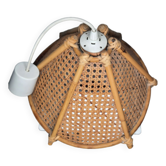Vintage bamboo pendant lamp