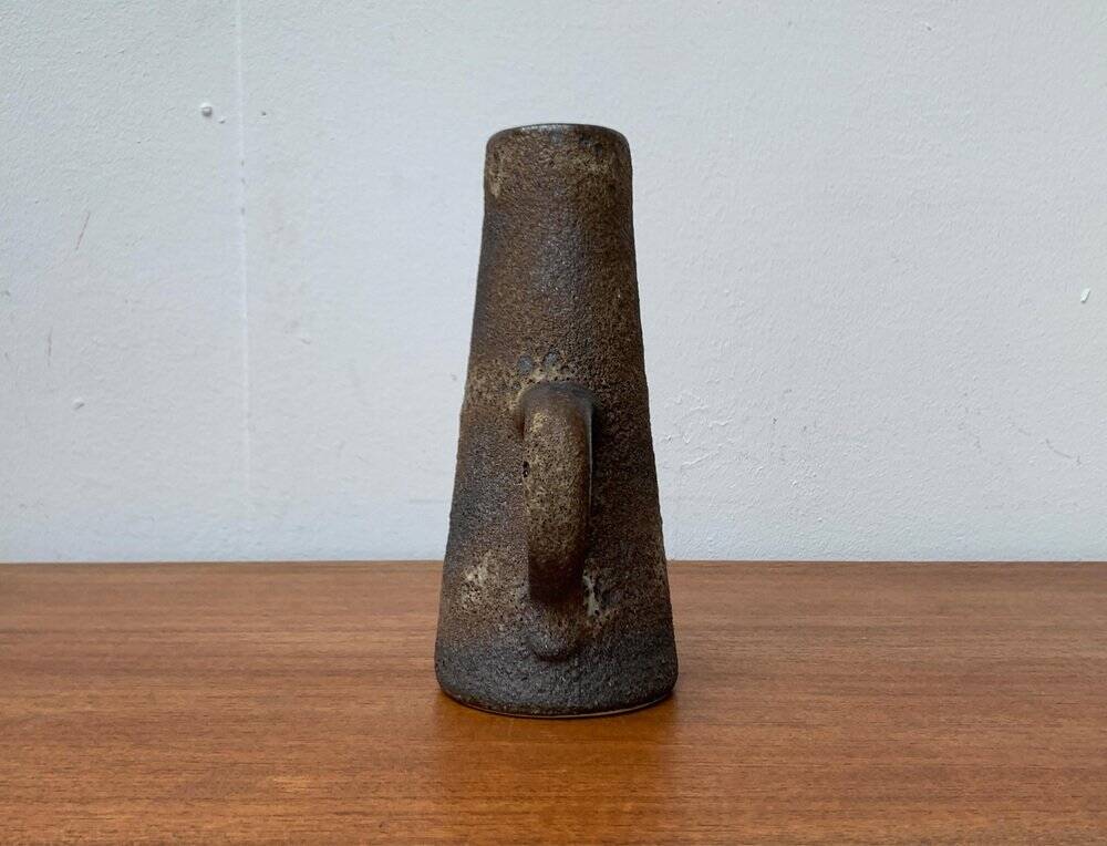 Brutalist vase from West German pottery WGP Fat Lava from the 1960s by Jopeko.