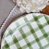 Set of 11 dessert plates and 1 Moulin des Loups dish