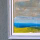 Contemporary "Summer Abstraction" Abstract Seascape by British Artist Ian Mood, Framed Oil Painting