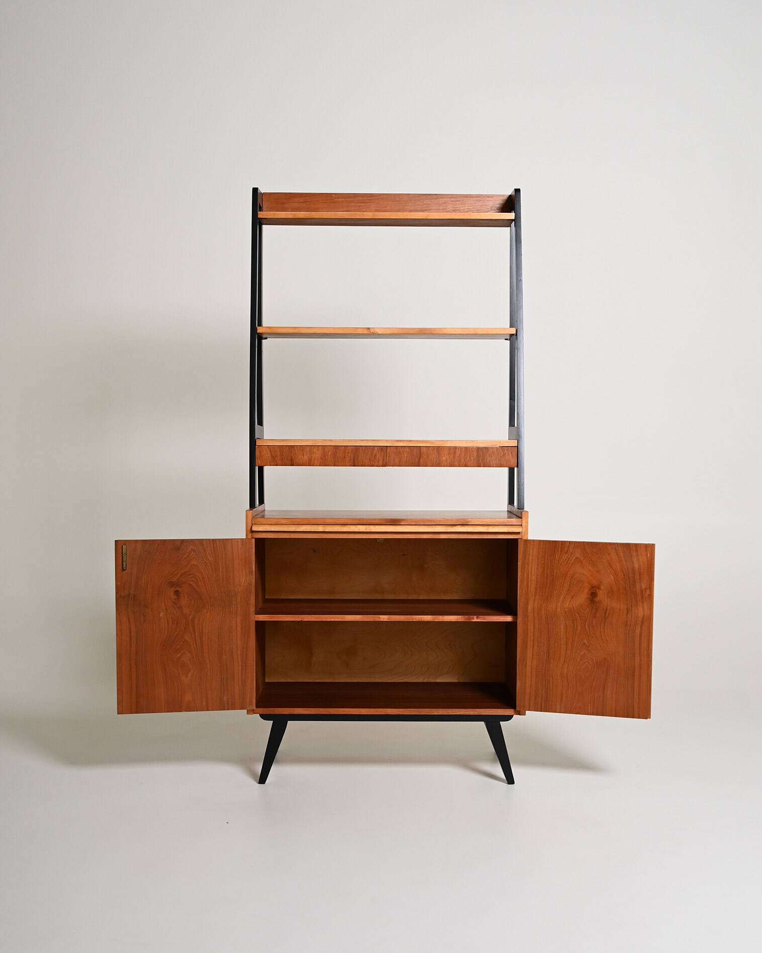 Scandinavian teak bookcase, 1960s