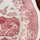 6 assiettes plates style anglais Fontebasso