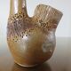 2 ceramic zoomorphic vases, signed 50s