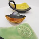 Set of 3 ceramic cups "GRIGNAN", 50s/60s