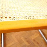 B64 armchair in wood and cane after Marcel Breuer