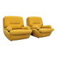 Paire de fauteuils rares de l'ère spatiale des années 1970, Tchécoslovaquie