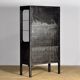 armoire à pharmacie polie, années 1970