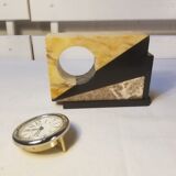 JAZ Quartz Clock Art Deco Marble Style - Table Clock