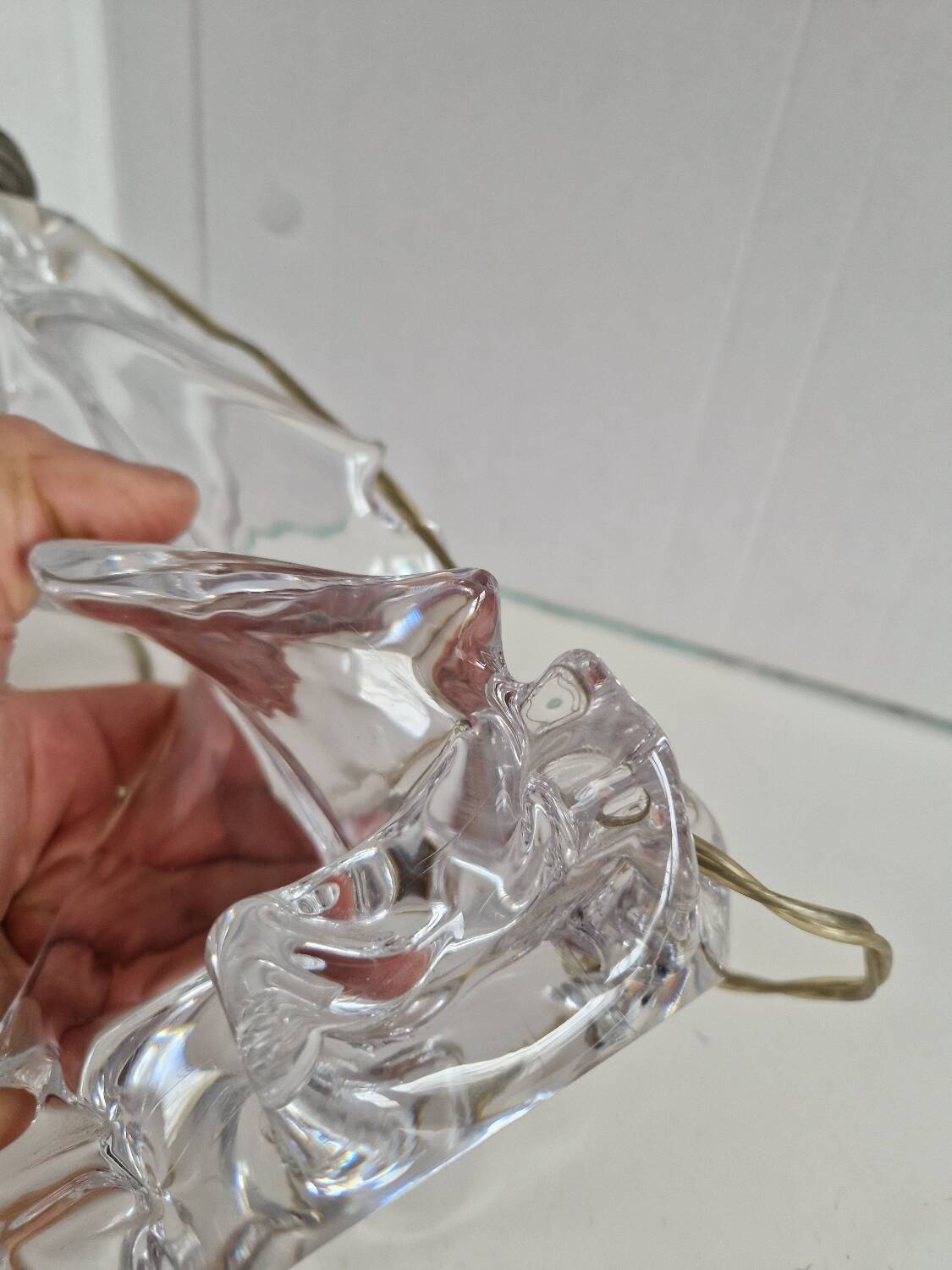 Crystal Schneider Lamp Base