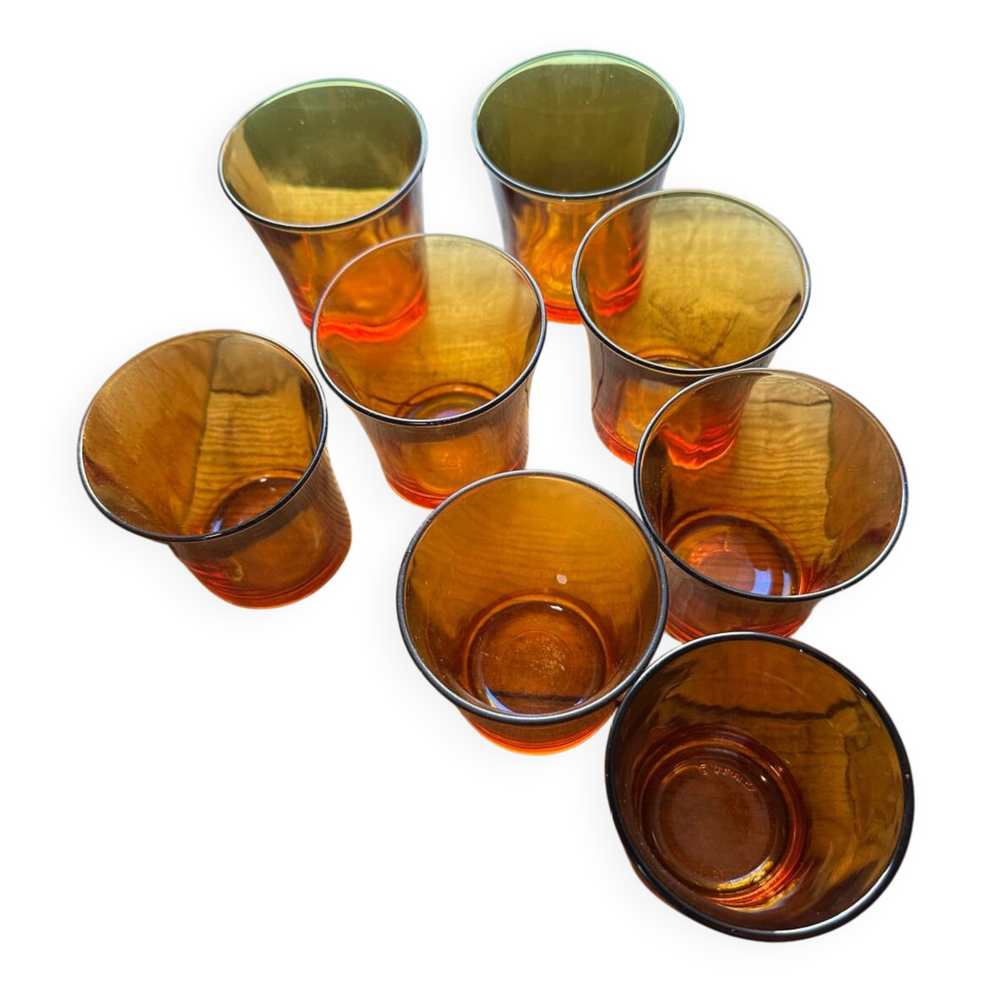 Amber Duralex glasses