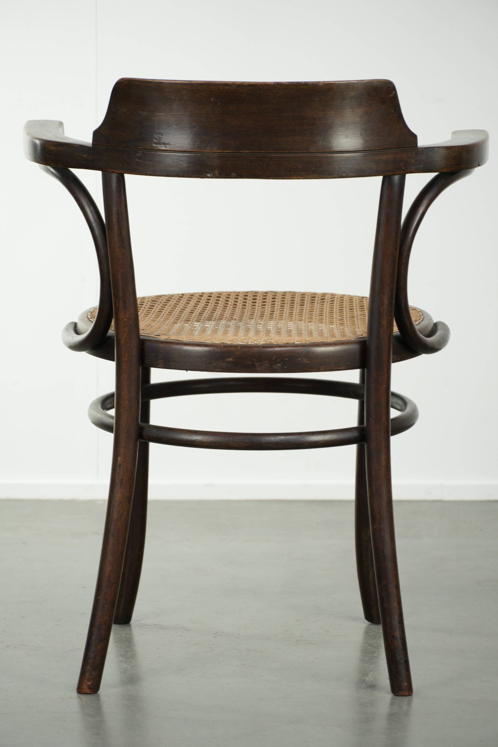 Original Cosmos vintage webbing chair in Thonet style from the 20th century