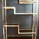 20th century brass etagere