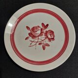 Gien earthenware dessert plate, Briare decor