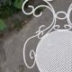 Old wrought iron garden furniture