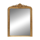 Large French antique gilt wooden chimney mirror, ca 1890
