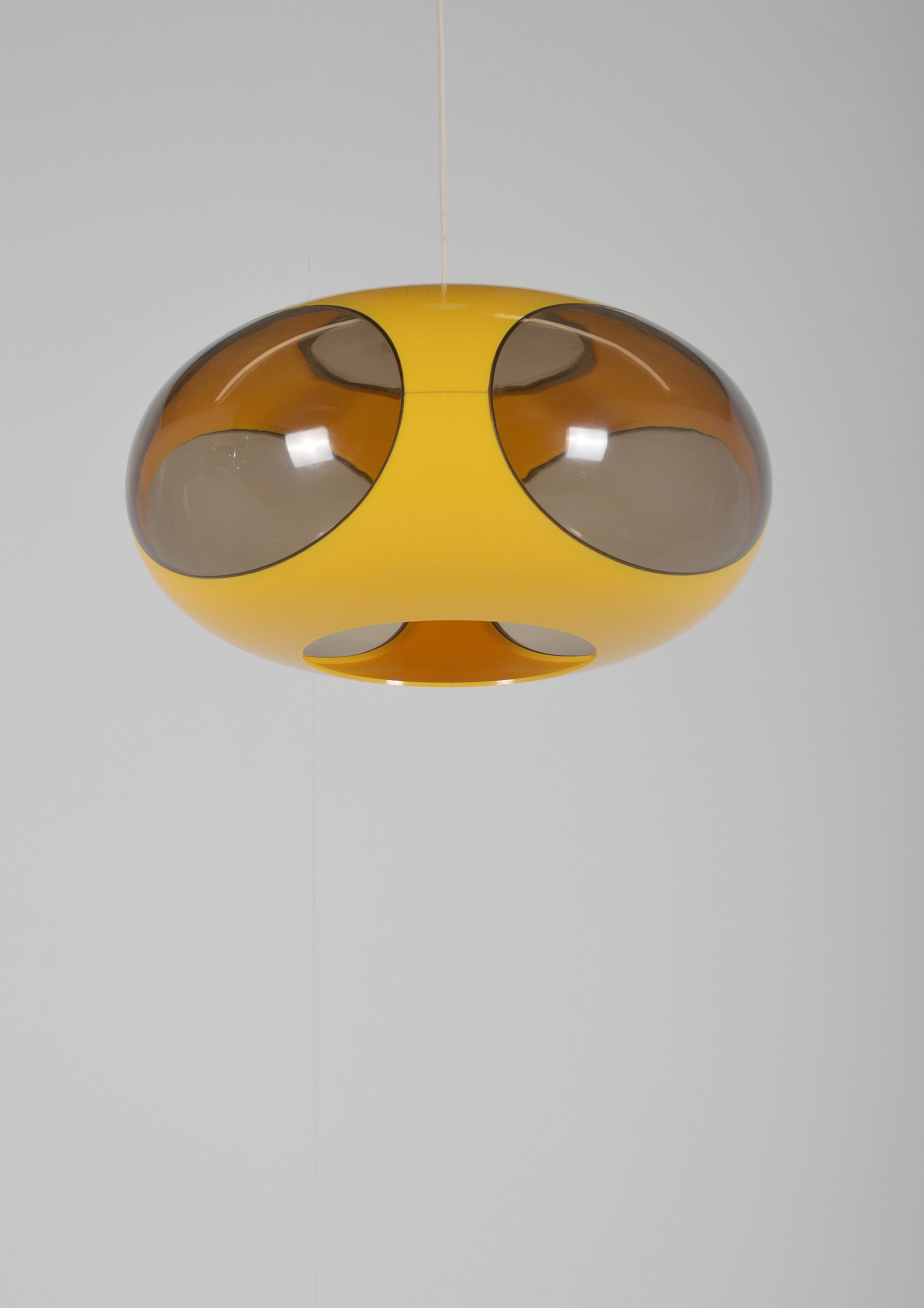 Space age UFO pendant lamp 'Bug Eye' by Massive, 1970s