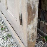 Old glazed door 211.5x105.5cm and its entrance door frame.