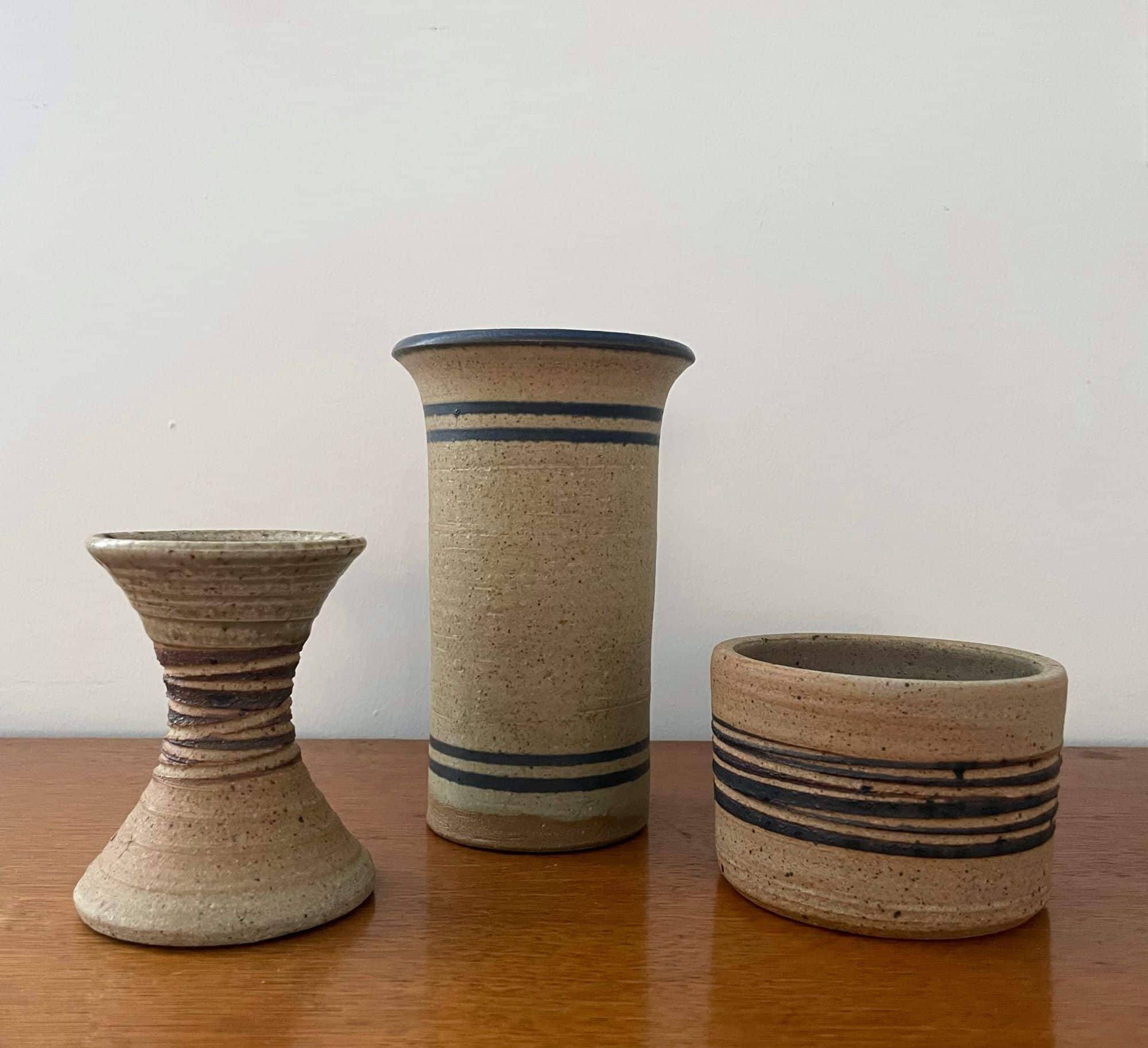 Danish design ceramics, Tue Poulsen pottery & Bjersgard, Denmark, 1960s