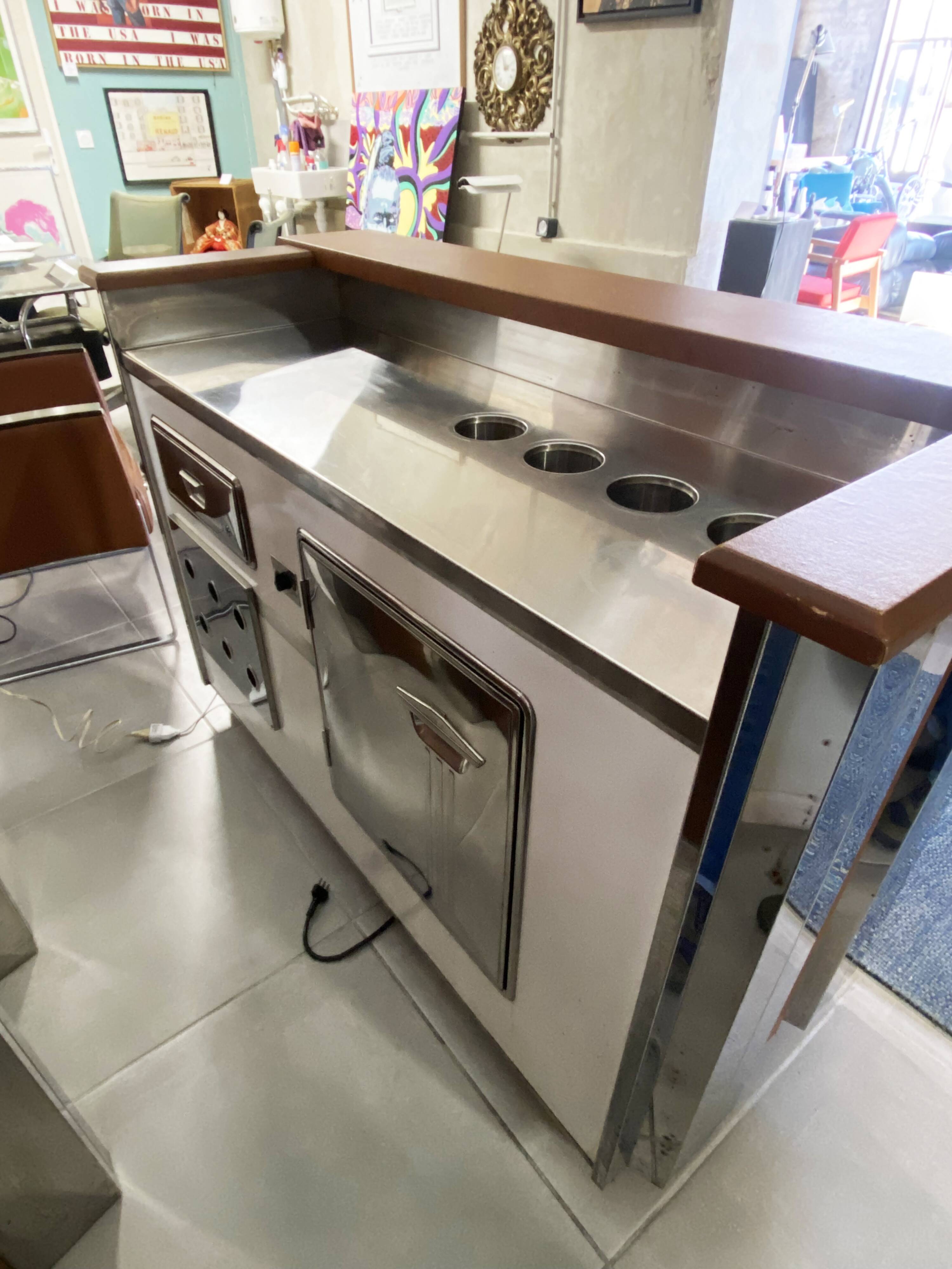 Bar Set - Shelves-Stools - Year 1970