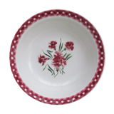 Round dish Sarreguemines Digoin model mignardise