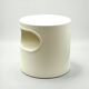 White Artemide Giano Vano Side Table, Italy 1970s – Space Age Design