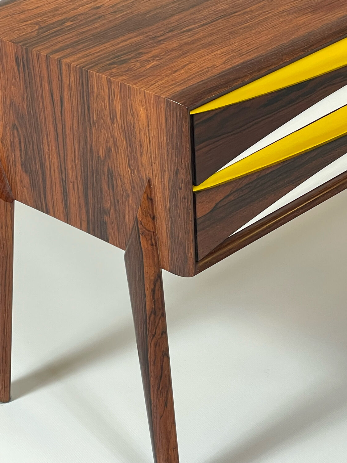 Palisander beside chest by Niels Clausen for N.C. Møbler