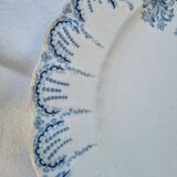 Set of 6 flat plates Regency in iron earth