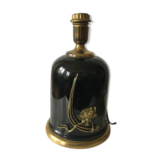 Vintage black lamp foot