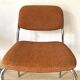 Pair of vintage Eurosit chairs, chrome and tweed, 1970s