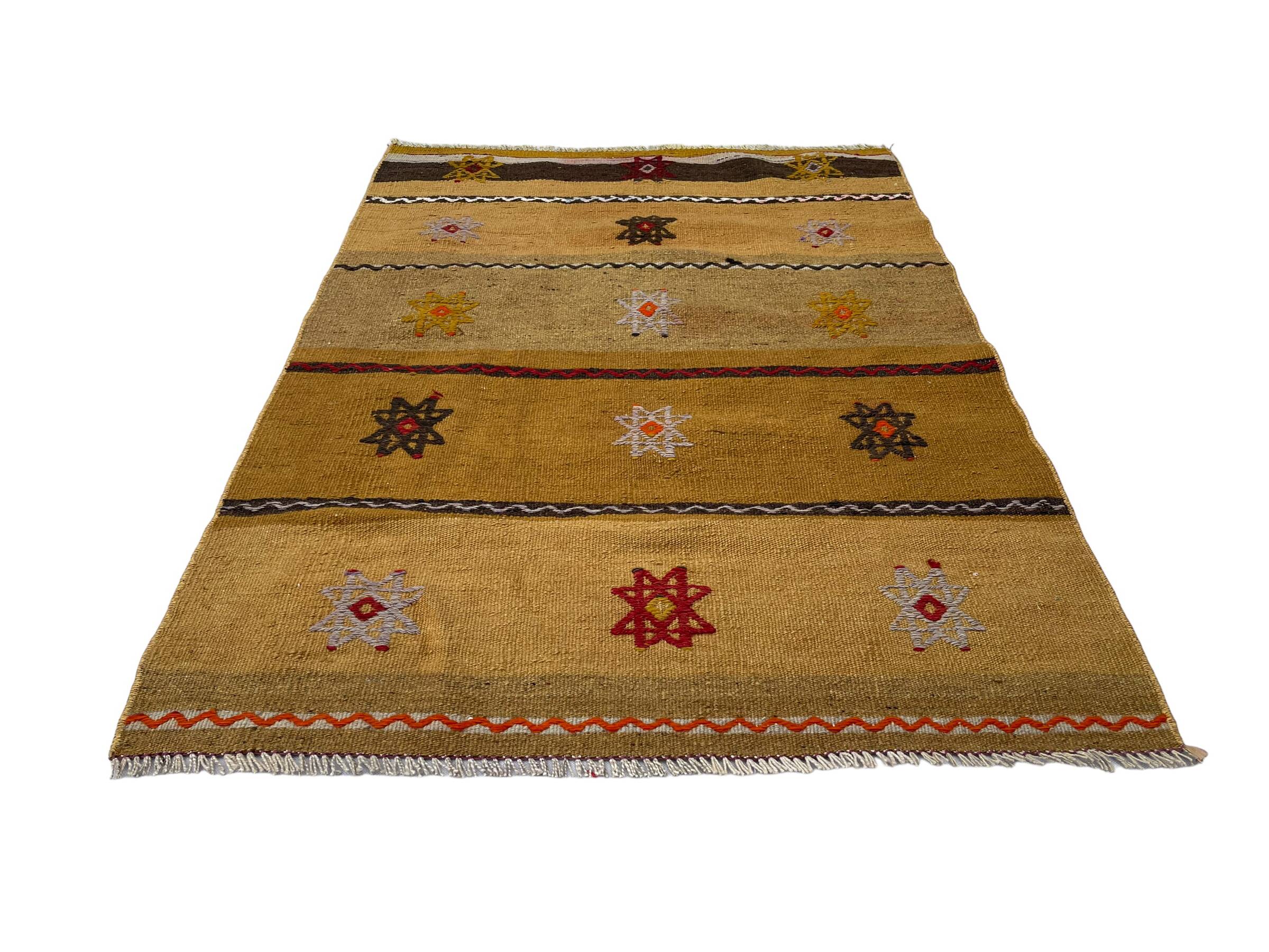 Vintage Turkish Kilim Cushion Cover , 115 X 82 Cm