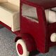 Wooden tipping lorry, vintage toy