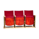 3-seat vintage cinema seat