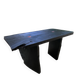 Table basse bois brûlé