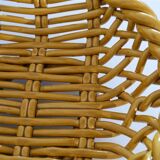 Brawoven ceramic basket from Vallauris
