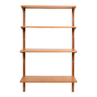 Danish Oak Shelf System by HG Furniture 1960s