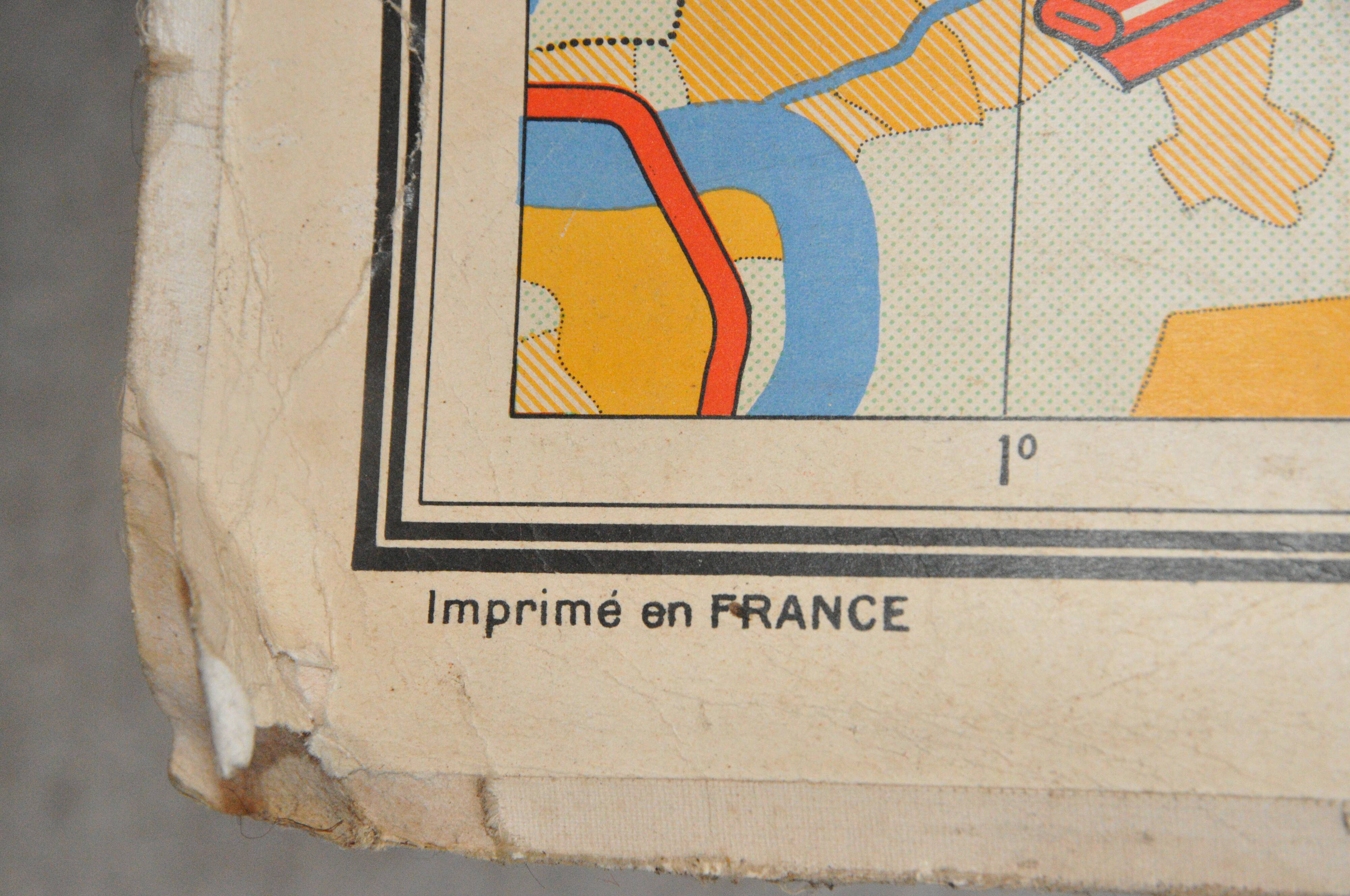 Antique map of North France School