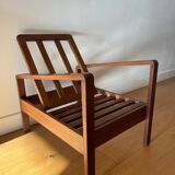 Vintage wooden armchair for children 1960