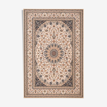 Beige and black persian carpet chaku 200x300 cm