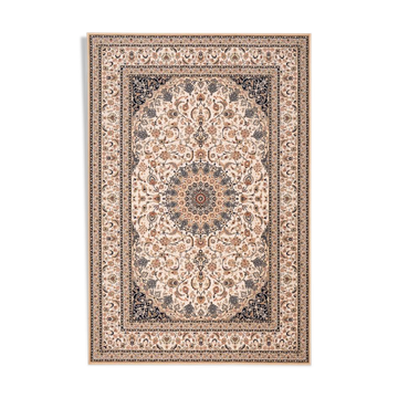 Beige and black persian carpet chaku 200x300 cm
