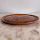 Round glazed earthenware dish by Biot, 20th century, stylized decoration
