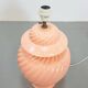 Large Table Lamp in Pink Ceramic from Kostka, 1980
