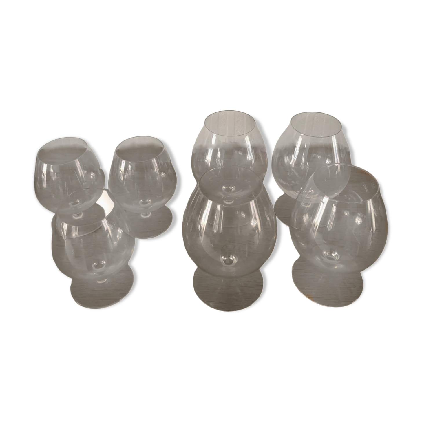 Crystal cognac glass set