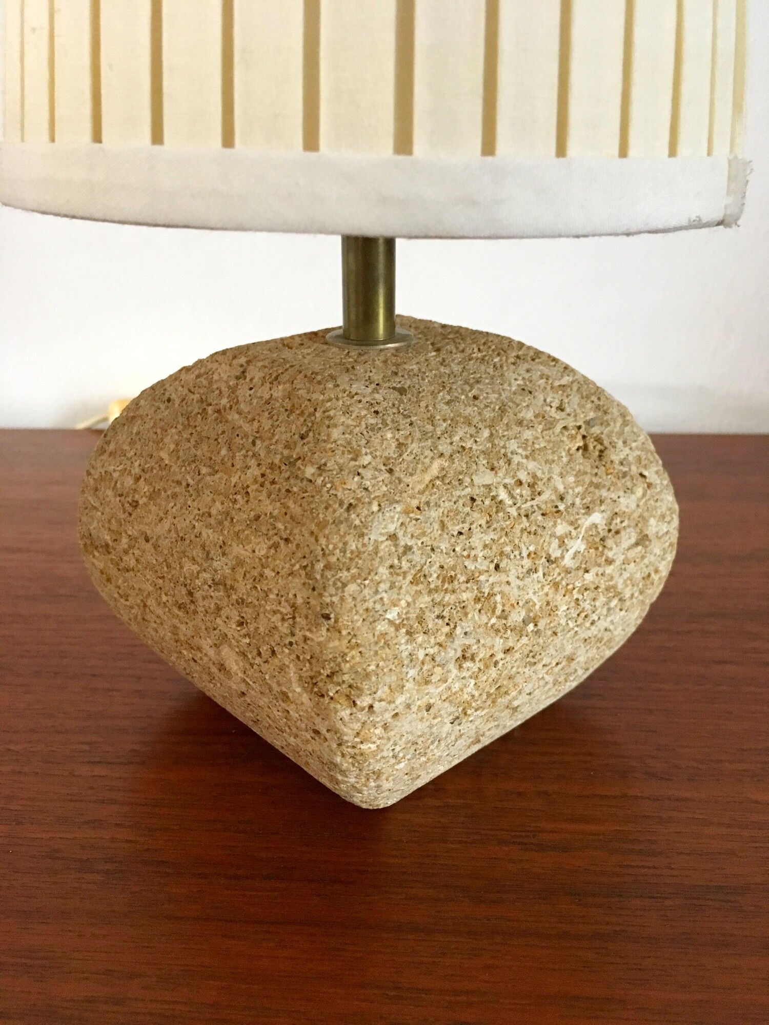 Vintage stone lamp 70s