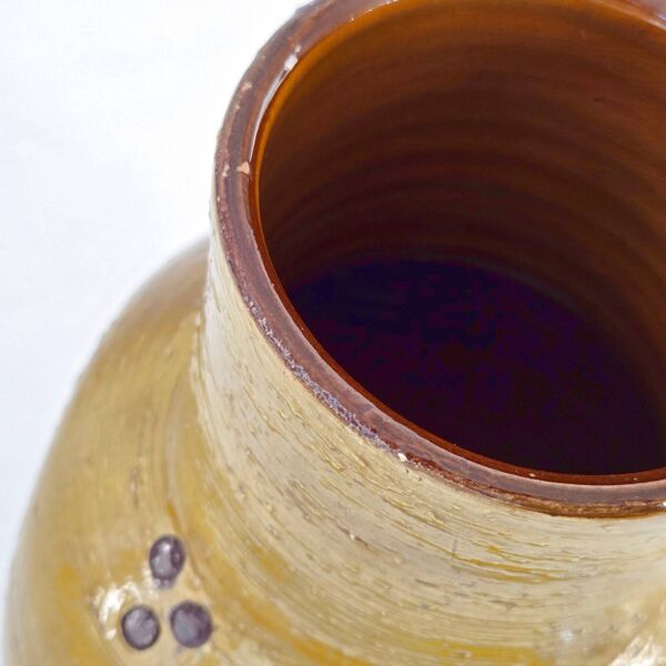 Vase vintage italien 1950 ceramique de aldo londi pour bitossi 50s 1950s