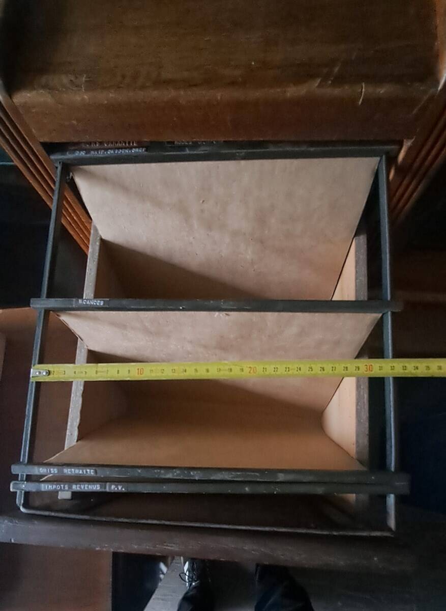 Art Deco 3-drawer filing cabinet