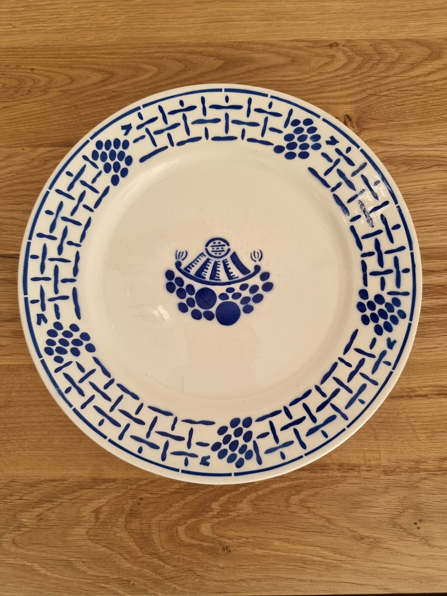 Set of 4 flat plates Treille Badonviller France